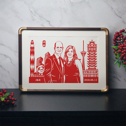 Personalized Paper-Cut Portraits: A Modern Twist on a Timeless Chinese Tradition