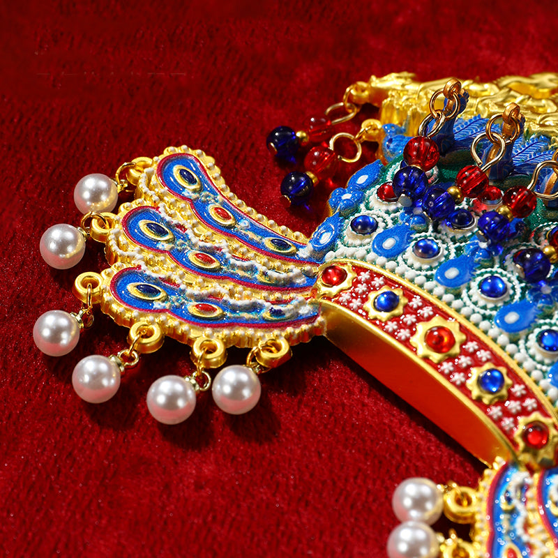 Empress Xiaoduan Phoenix Crown Fridge Magnet, Palace Museum Cultural Gift & Home Decor Souvenir