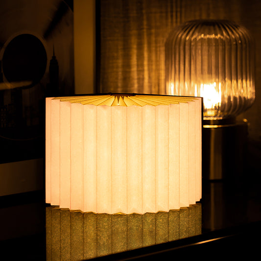 Customizable Creative Pattern Folding Screen Lamp â Bedroom Charging Decorative Light