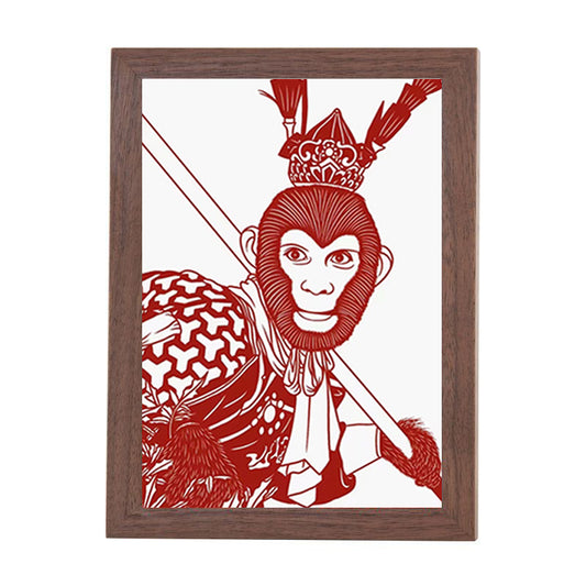 Custom Portrait Paper-Cut Photo