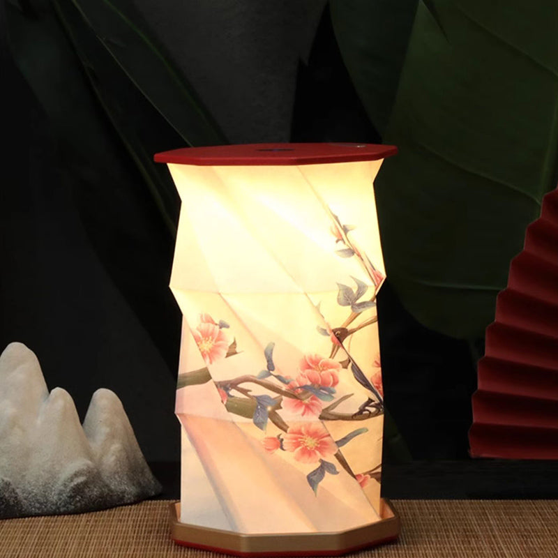 Creative rotating lamp·Foldable night light·Great holiday gift·Bedroom home lamp·Customizable