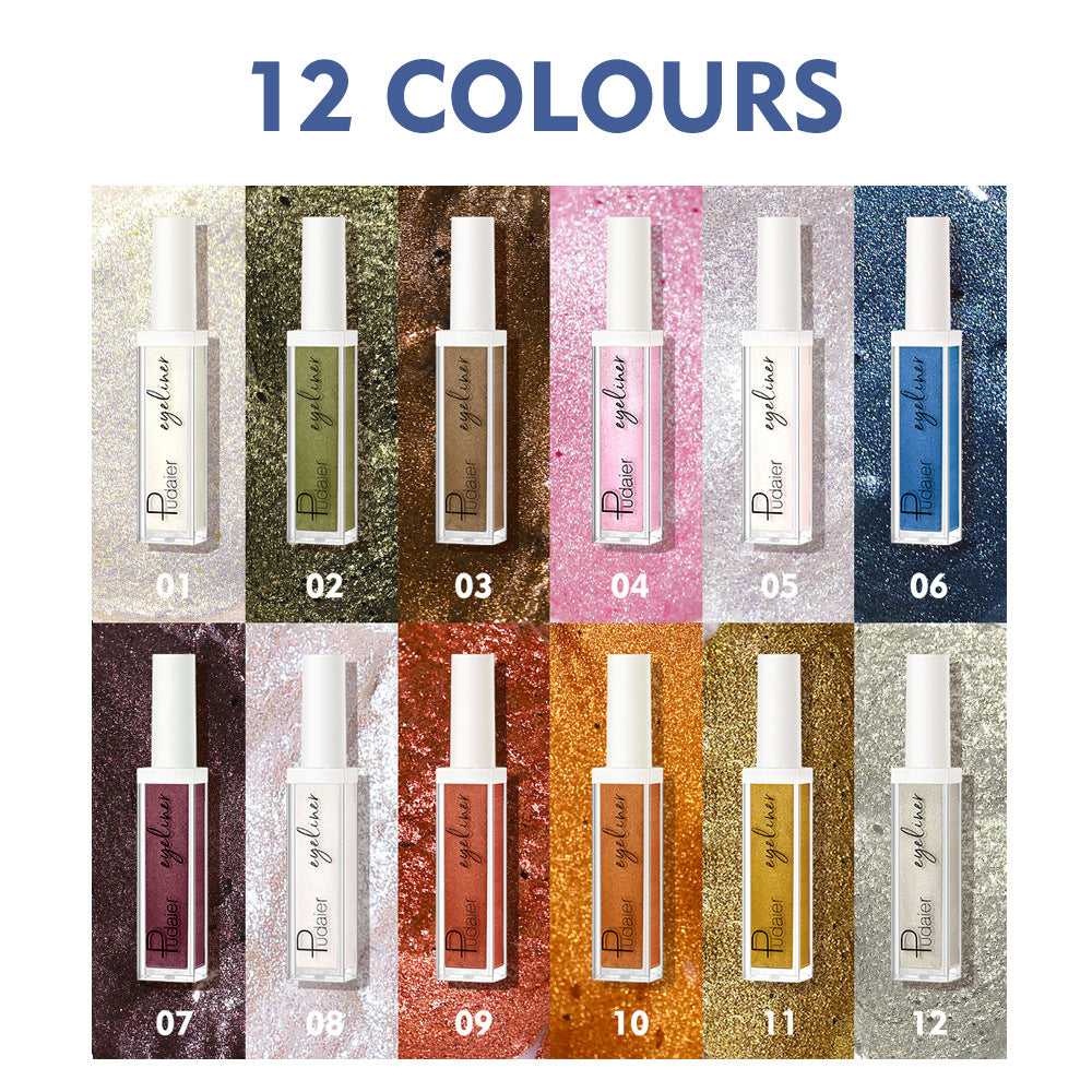 Pudaier colored eyeliners 12 colors