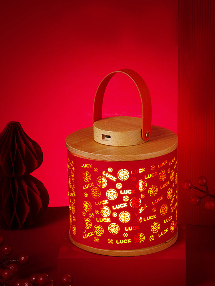 2026 Horse Chinese Zodiac Paper-Cut Lantern DIY Kit, Handcraft Wood Night Light Gift