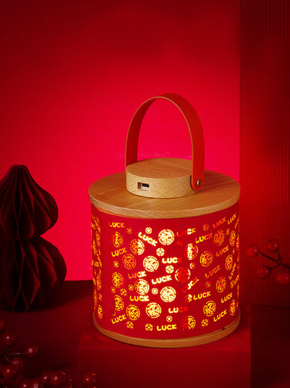 2026 Horse Chinese Zodiac Paper-Cut Lantern DIY Kit, Handcraft Wood Night Light Gift