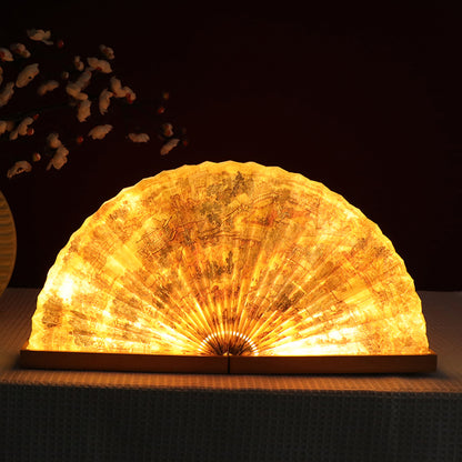 Send creative night lights to leaders, Qingming Riverside Scene ornaments, corporate gifts, customized Chinese style Forbidden City cultural and creative book lamps