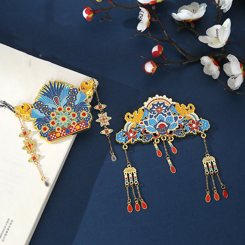 Palace Museum Metal Phoenix Crown Fridge Magnet, Beijing Cultural Souvenir Gift