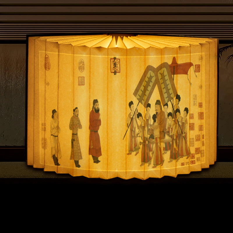 High-grade gift paper sculpture book lamp museum lamp cultural and creative picture personalized customization