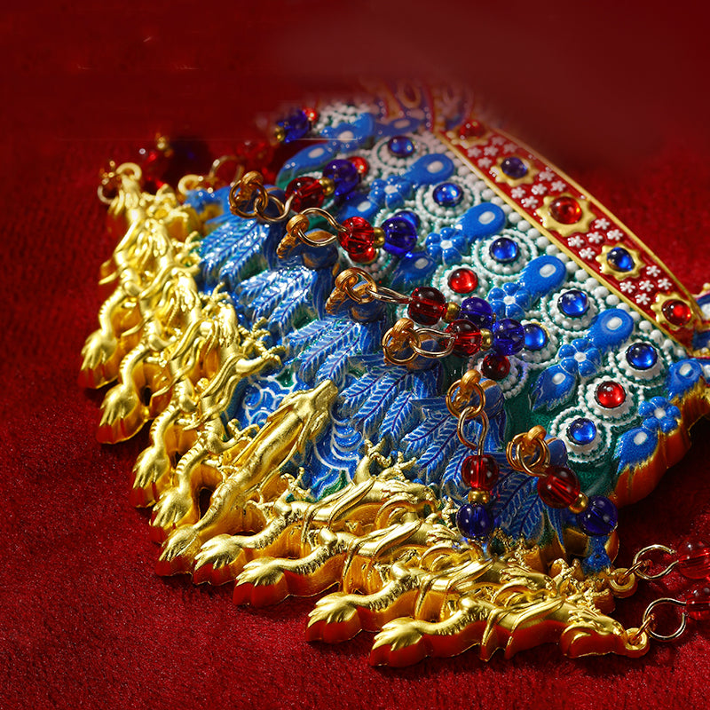 Empress Xiaoduan Phoenix Crown Fridge Magnet, Palace Museum Cultural Gift & Home Decor Souvenir