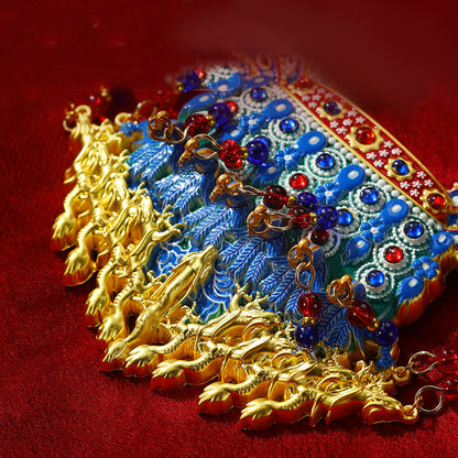 Empress Xiaoduan Phoenix Crown Fridge Magnet, Palace Museum Cultural Gift & Home Decor Souvenir