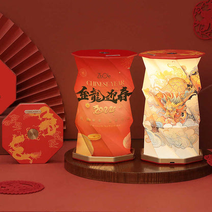 Mid-Autumn Festival Cultural and Creative Customized LOGO Night Light·New Folding Lamp Souvenir·Commemorative Gift