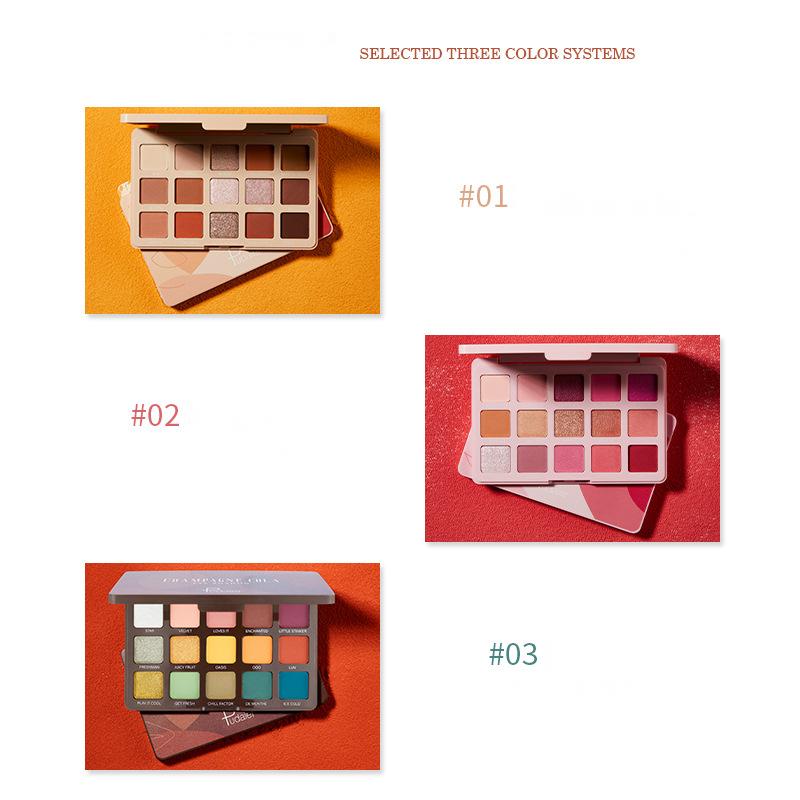 Pudaier 15-color eyeshadow palette