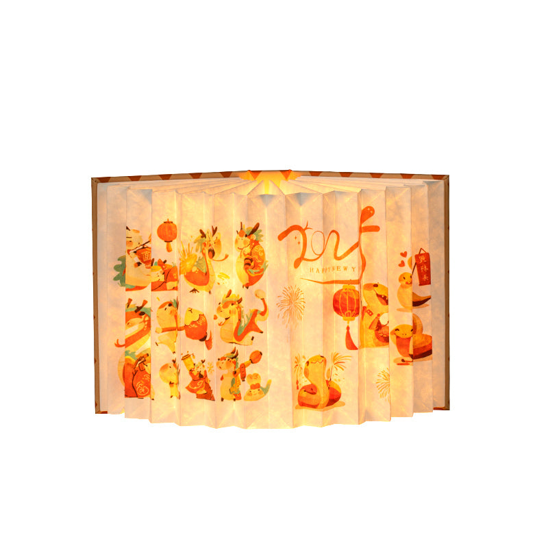 New Year of the Snake Gift Portable Folding Lamp·Chinese Handicrafts·High-end Souvenirs