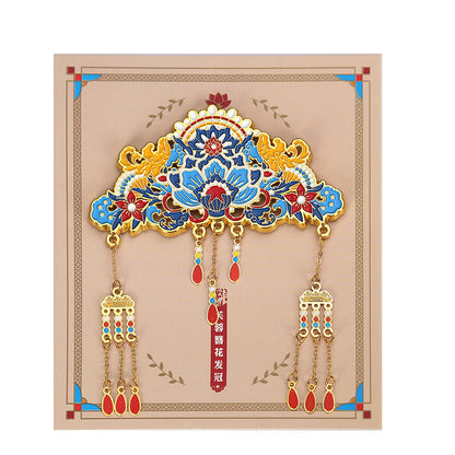 Palace Museum Metal Phoenix Crown Fridge Magnet, Beijing Cultural Souvenir Gift