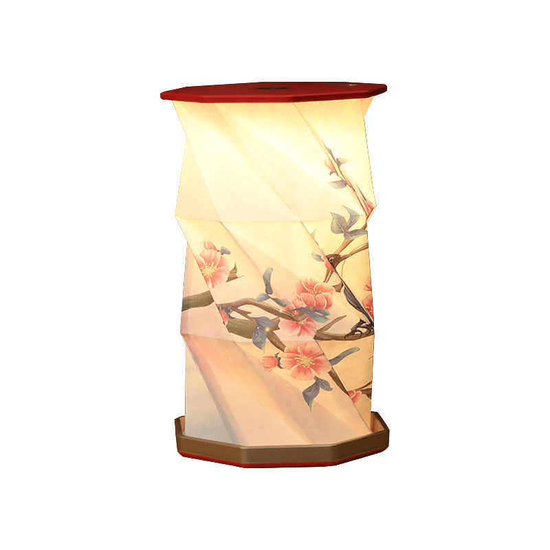 Creative rotating lamp·Foldable night light·Great holiday gift·Bedroom home lamp·Customizable