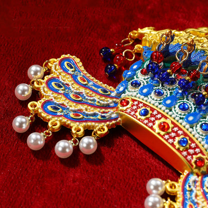 Empress Xiaoduan Phoenix Crown Fridge Magnet, Palace Museum Cultural Gift & Home Decor Souvenir