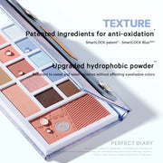 perfectdiary Designer Eyes And Cheeks Palette (Denim Limited Edition)云纱眼影综合盘