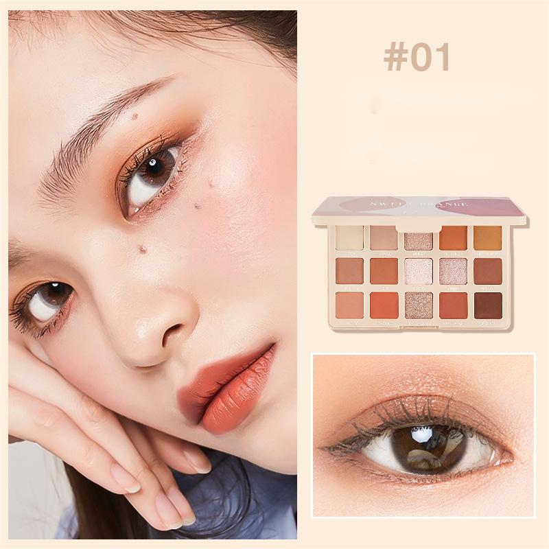 Pudaier 15-color eyeshadow palette