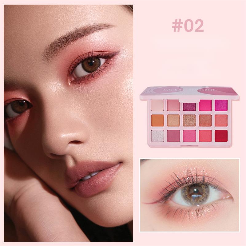 Pudaier 15-color eyeshadow palette