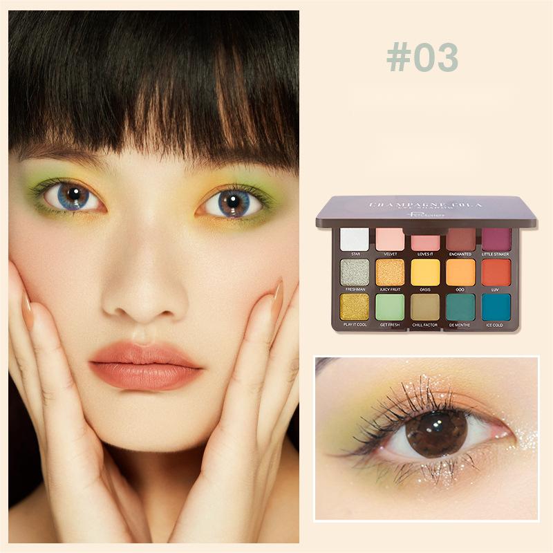 Pudaier 15-color eyeshadow palette