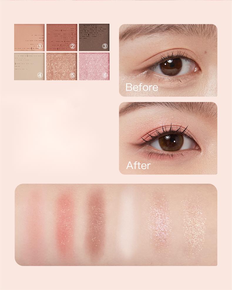 Spenny Spring Six Color Eyeshadow Palette春日六色眼影盘