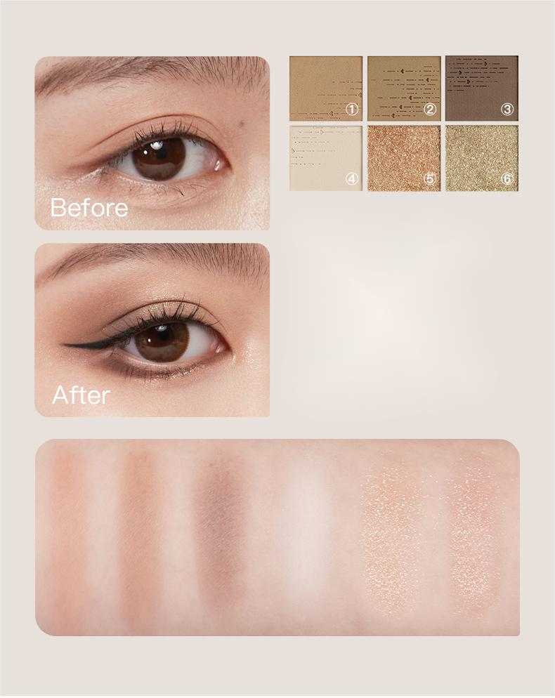 Spenny Spring Six Color Eyeshadow Palette春日六色眼影盘