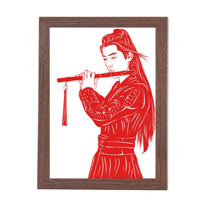 Custom Handmade Paper-Cut Cultural Heritage Handicrafts for Living Room and Bedroom Decoration