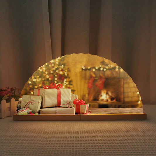 FanGlow – Custom Christmas Edition | Personalized Holiday LED Fan Light