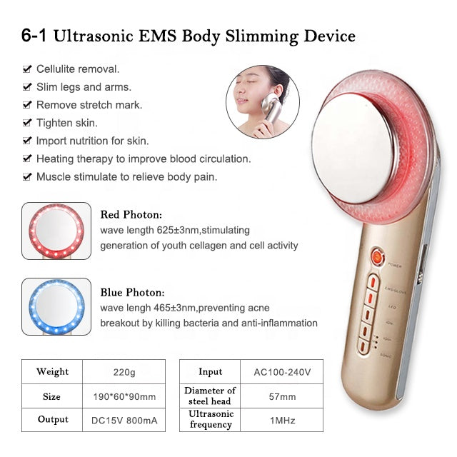 CM-8 (Plug-in model) 6-in-1 Slimming & Body Contouring Instrument