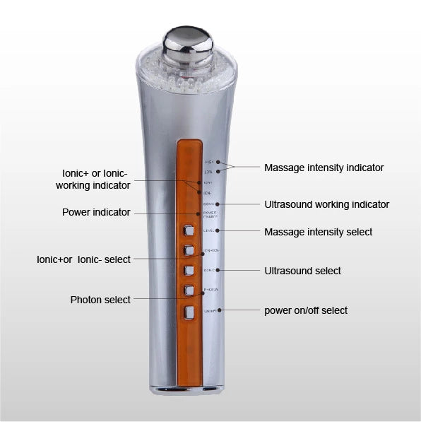 CM-5-2 (Rechargeable model) IPS All-in-One Reverse Time Facializer