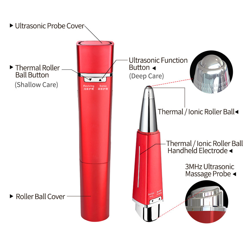 CM-10-M (Rechargeable) Sonic Ionized Thermal Eye Pen