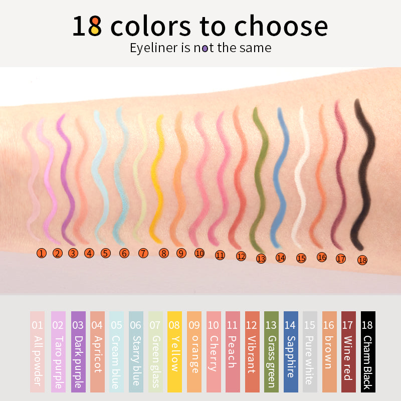 LBK Cosmetic-Pudaier 18-color eyeliner