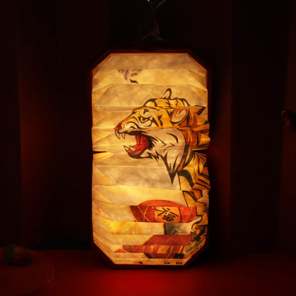 Customized night light·Museum paper carving book lamp·Forbidden City cultural and creative products·Creative folding lamp Chinese style gift