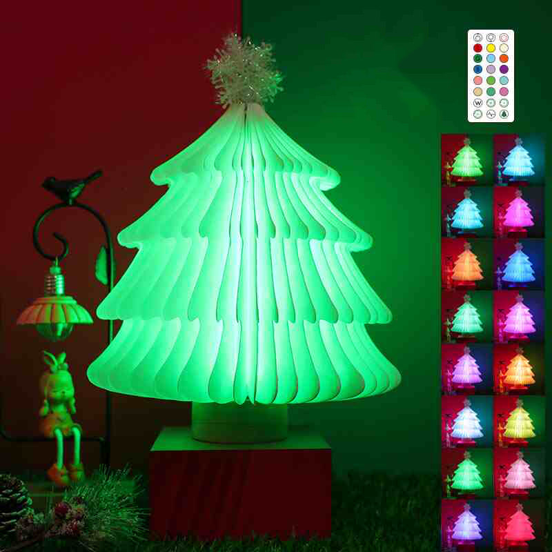 Christmas lights·Museum paper art lamps·Customized tree lamps·Ancient style Forbidden City cultural and creative desk lamp ornaments