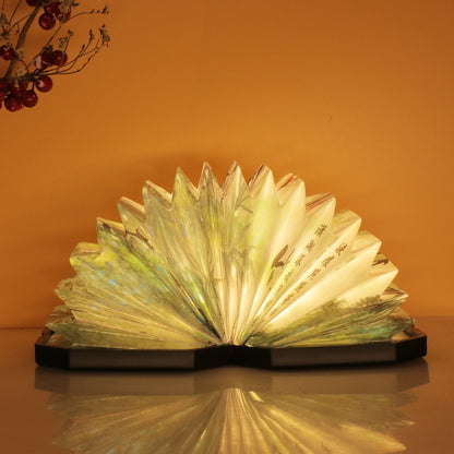 Customized night light·Museum paper carving book lamp·Forbidden City cultural and creative products·Creative folding lamp Chinese style gift