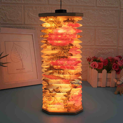 Thousand Miles of Rivers and Mountains Organ Lamp·Paper Carving Lamp DIY·Chinese Style Mid-Autumn Festival Lamp·Forbidden City Cultural and Creative Book Lamp·Ancient Style Ornaments