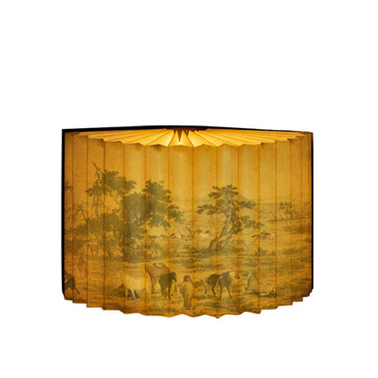 Creative high-end gifts for leaders, elders and parents, Chinese style classical book lamps, customized gifts, practical handmade gifts