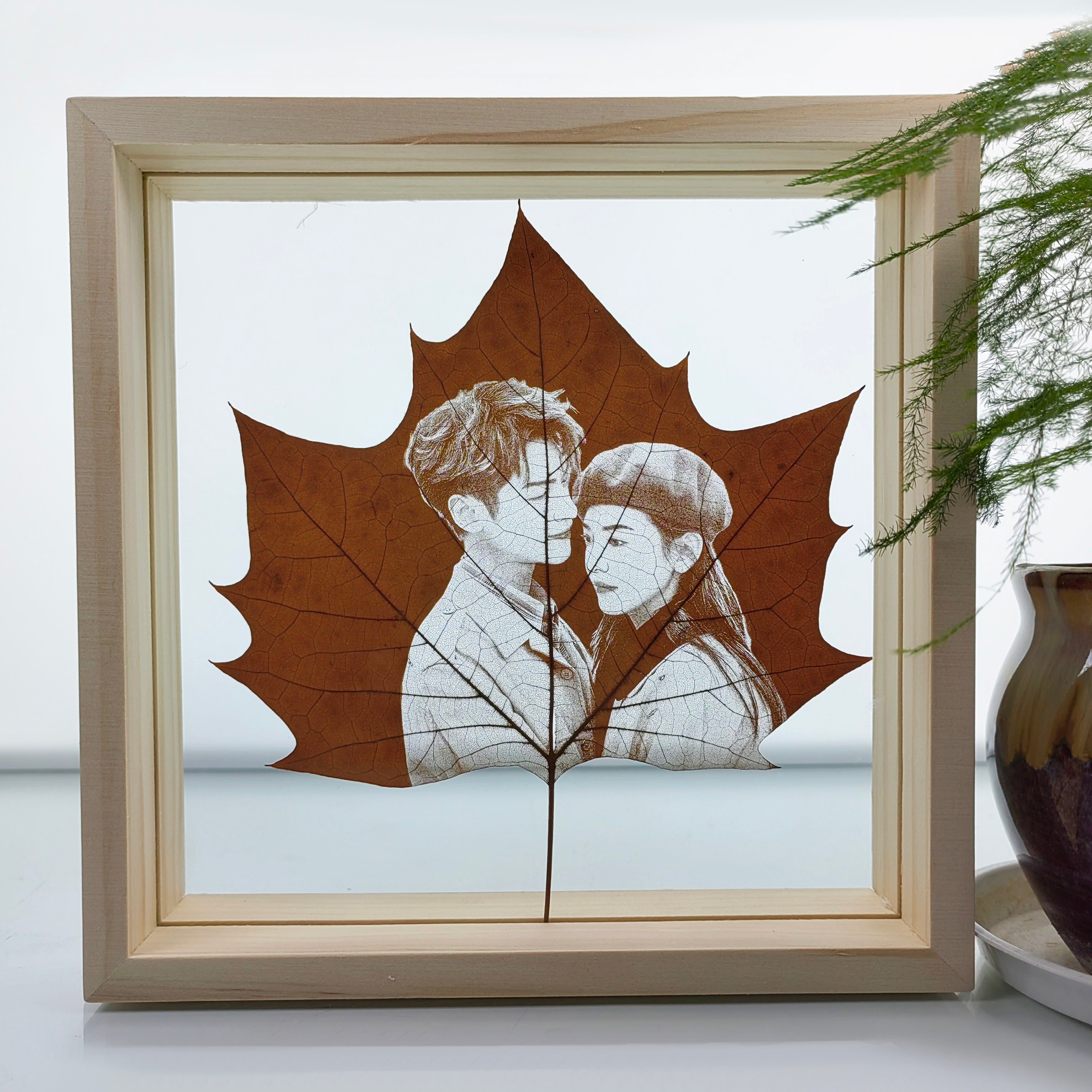 Leaf carving