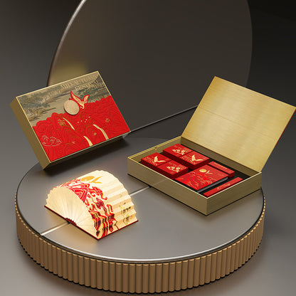 Mid-Autumn Festival ancient art design new creative book lamp gift box·Customizable LOGO·High-end business gifts