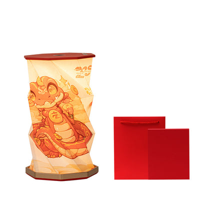 Chinese artwork ancient style paper art lamp·Customized high-end business gifts·China travel souvenirs·Book lamp