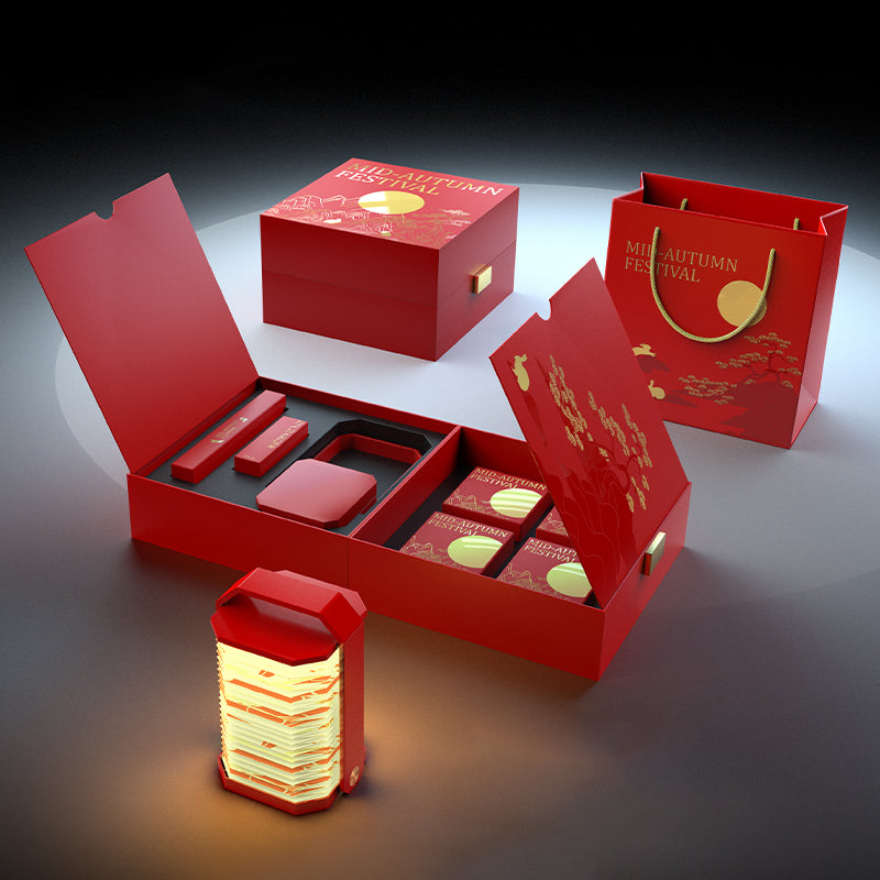 Mid-Autumn Festival ancient art design new creative book lamp gift box·Customizable LOGO·High-end business gifts