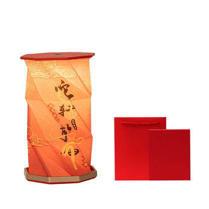 Chinese artwork ancient style paper art lamp·Customized high-end business gifts·China travel souvenirs·Book lamp