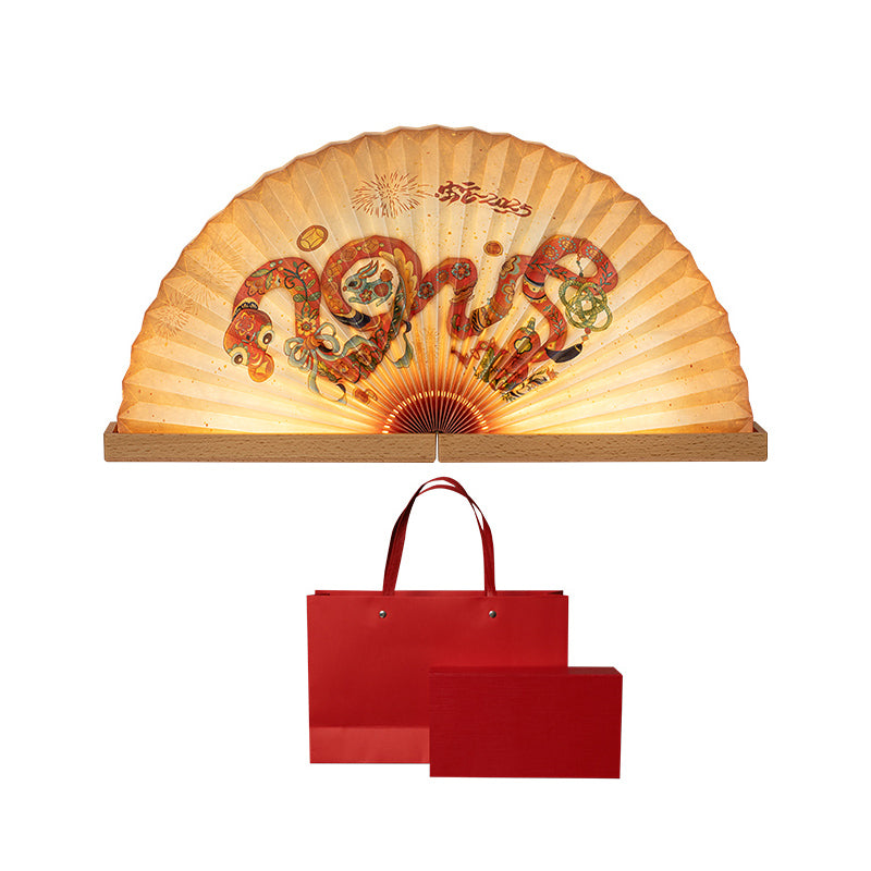 Chinese artwork ancient style paper art lamp·Customized high-end business gifts·China travel souvenirs·Book lamp