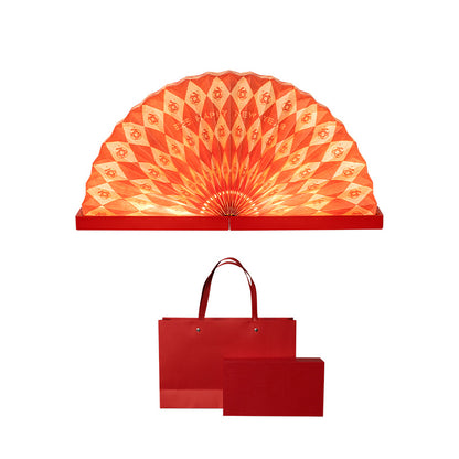 Chinese artwork ancient style paper art lamp·Customized high-end business gifts·China travel souvenirs·Book lamp