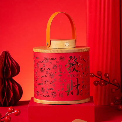 2026 Horse Chinese Zodiac Paper-Cut Lantern DIY Kit, Handcraft Wood Night Light Gift