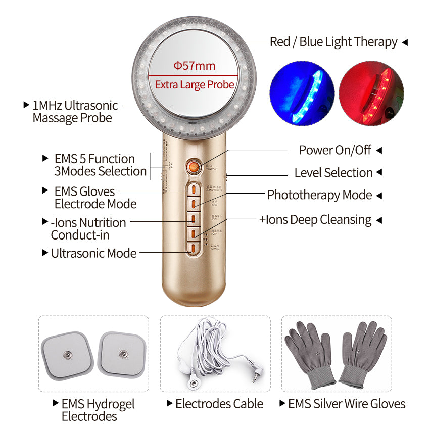 CM-8 (Plug-in model) 6-in-1 Slimming & Body Contouring Instrument