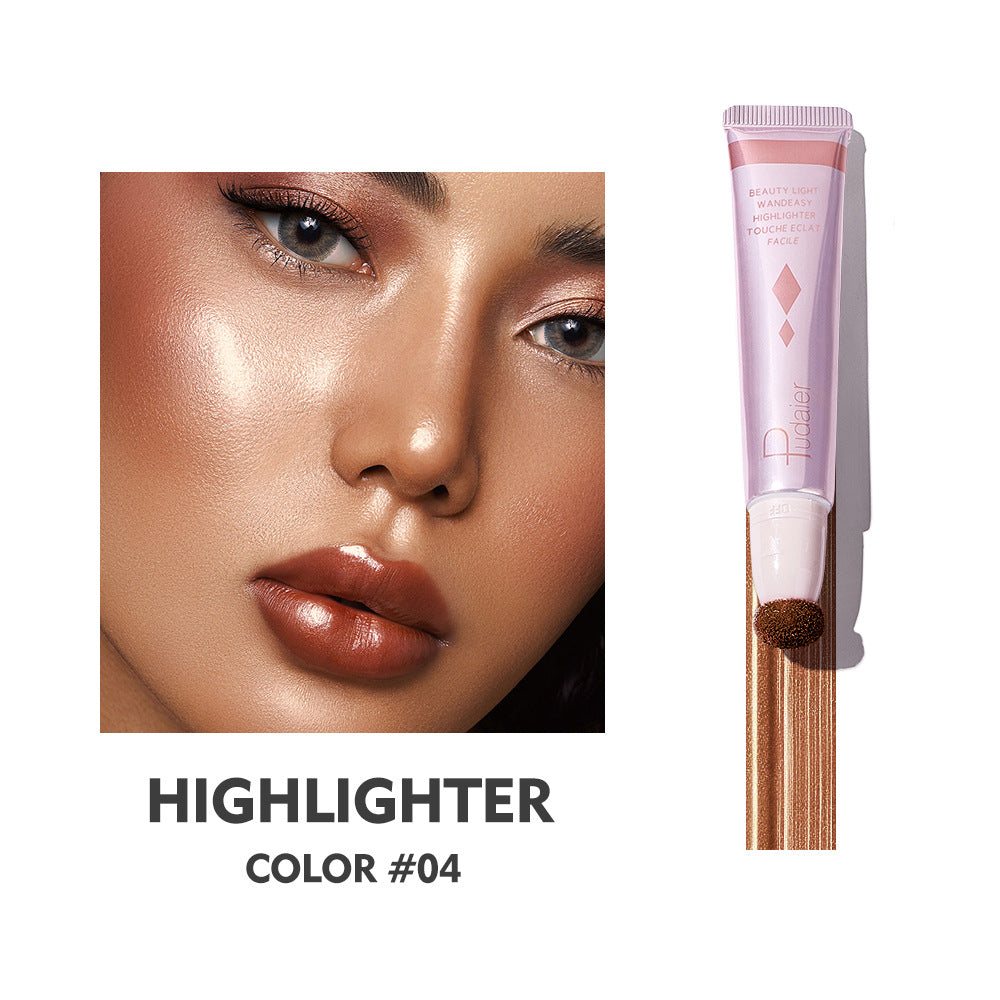 Pudaier Liquid Blush Highlighter Blush Matte Blush Cream Pearl Blush Stick