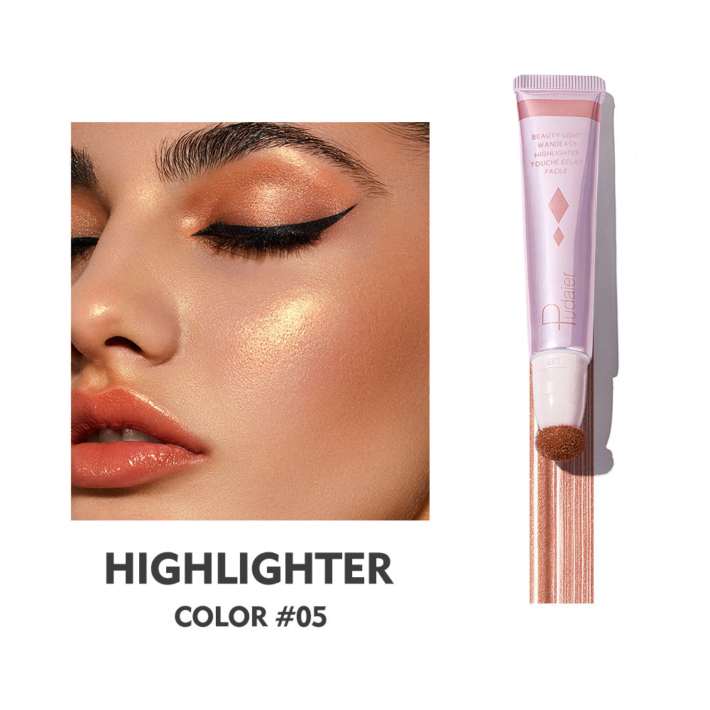 Pudaier Liquid Blush Highlighter Blush Matte Blush Cream Pearl Blush Stick