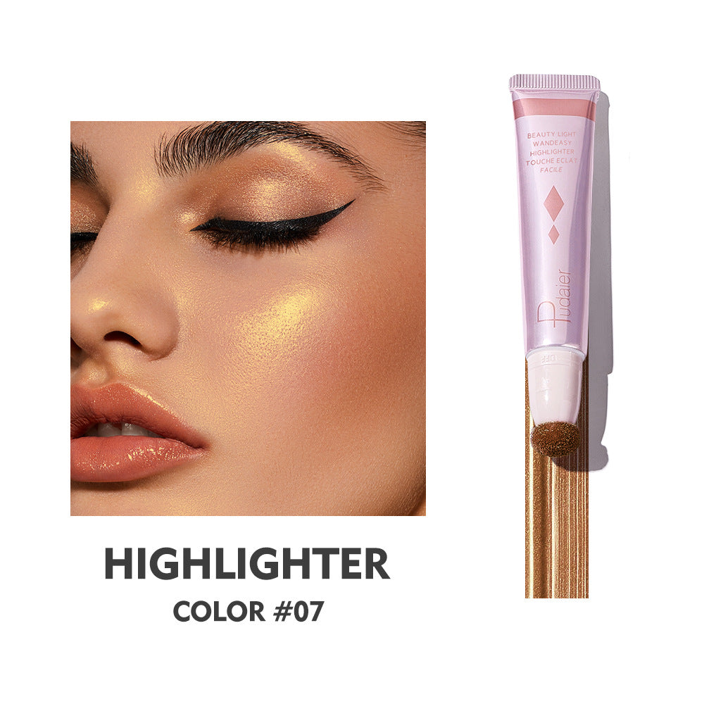 Pudaier Liquid Blush Highlighter Blush Matte Blush Cream Pearl Blush Stick