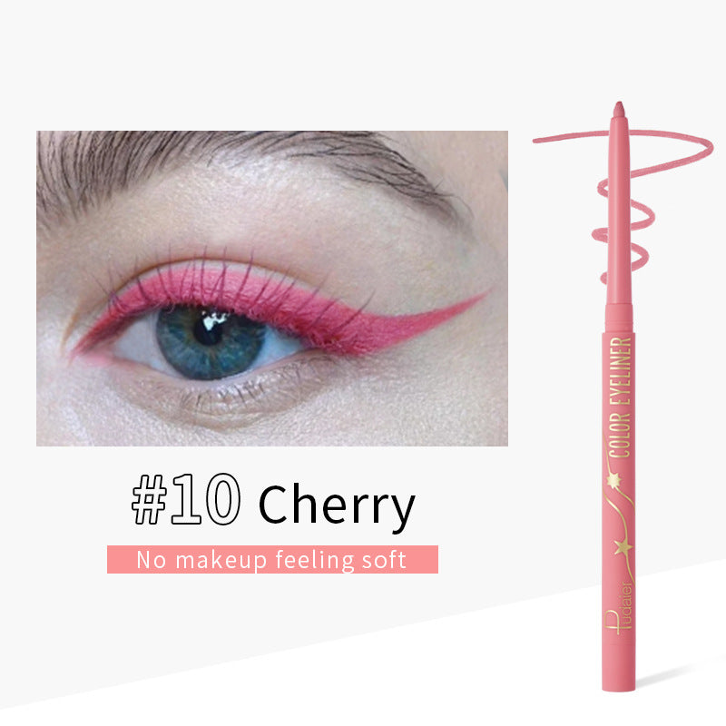 18 Colors Long-lasting Eye Liner Pencil Pigment White Colored Waterproof Eyeliner Pen Eye Cosmetics Makeup Tool Eye Shadow Pen