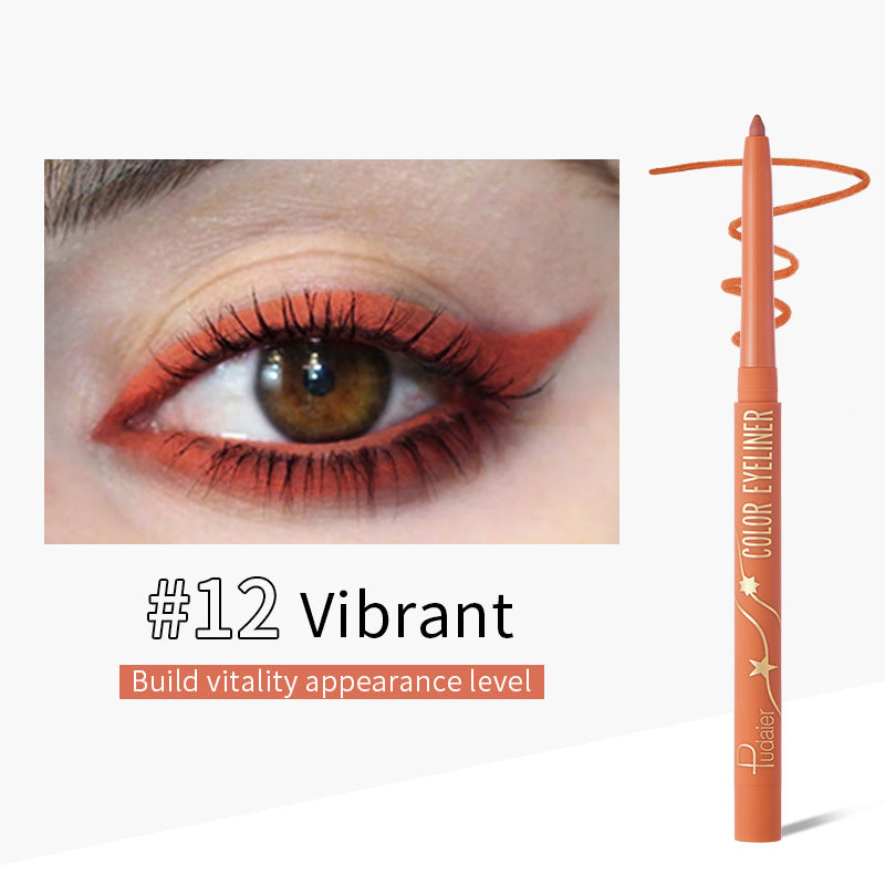 18 Colors Long-lasting Eye Liner Pencil Pigment White Colored Waterproof Eyeliner Pen Eye Cosmetics Makeup Tool Eye Shadow Pen